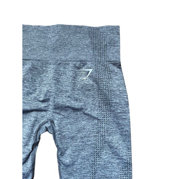 GYMSHARK VITAL SEAMLESS LEGGINGS IN DARK GRAY MARL-BNWOT - Picture 2 of 4